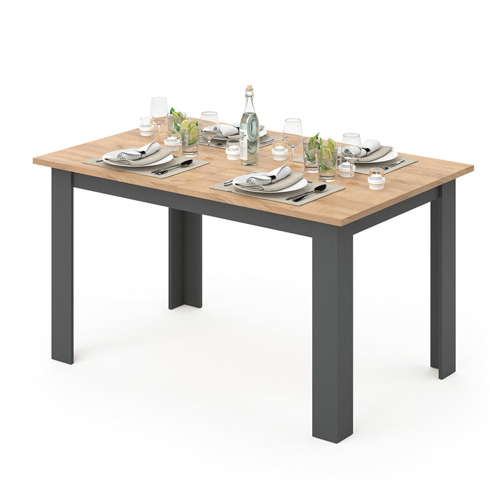 Vicco Tavolo da pranzo Quercia dorata 90 x 140 cm