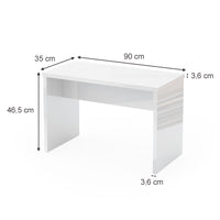 Vicco Panca Bianco 35 cm per tavolo da toeletta