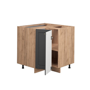 Vicco Mobile ad angolo cucina Antracite-oro 80.5 cm , PL Marmo