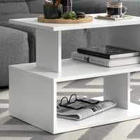 Vicco Tavolino da salotto Bianco 59 x 39 cm