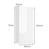 Vicco Mobile bagno Bianco 36.6 x 76.6 cm