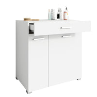 Vicco Armadietto da bagno con portabiancheria Bianco 75 x 78.5 cm