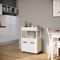 Vicco Contenitore con ruote Bianco 60 x 88.7 cm