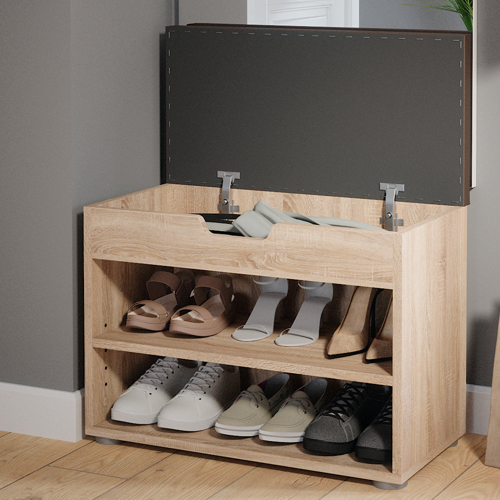 Vicco Panca scarpiera da ingresso Sonoma 60 x 45 cm