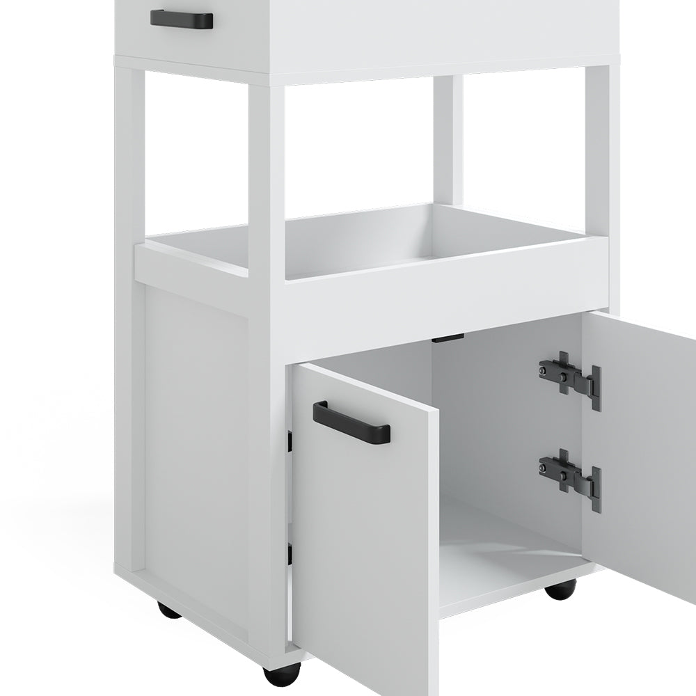 Vicco Contenitore con ruote Bianco 60 x 88.7 cm