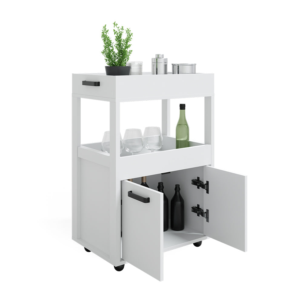 Vicco Contenitore con ruote Bianco 60 x 88.7 cm