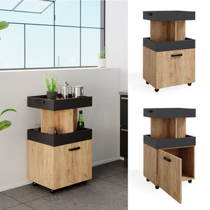 Vicco Carrello cucina Quercia dorata 50 x 88.6 cm