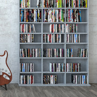 Vicco Scaffale porta cd Calcestruzzo 102 x 178 cm