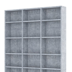 Vicco Scaffale porta cd Calcestruzzo 102 x 178 cm