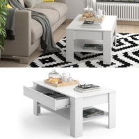 Vicco Tavolino Bianco 92.2 x 65 cm