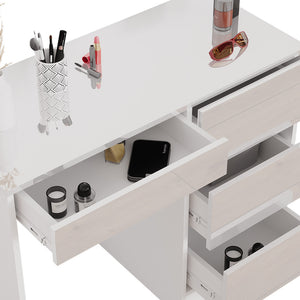 Vicco Tavolo da toeletta Bianco 40 cm Senza specchio