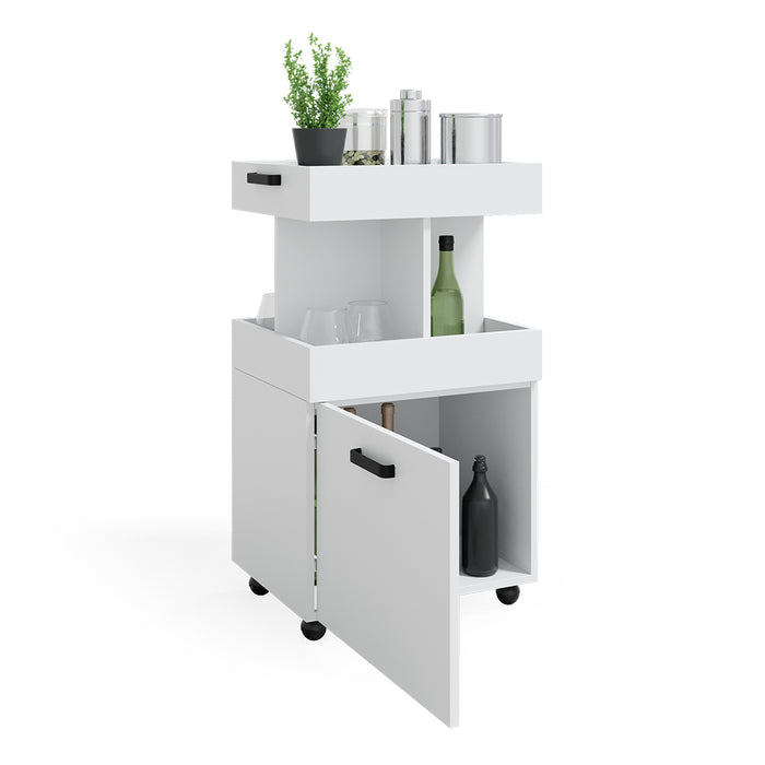 Vicco Carrello cucina Bianco 50 x 88.6 cm