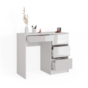 Vicco Tavolo da toeletta Bianco 40 cm Senza specchio