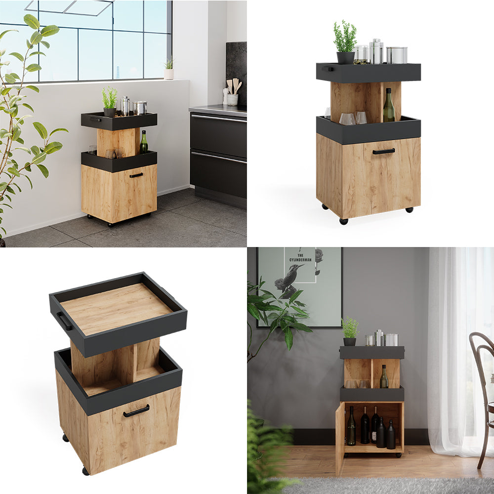 Vicco Carrello cucina Quercia dorata 50 x 88.6 cm