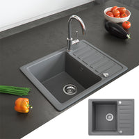 Bergström Lavello Grigio 57.5 x 46 cm con asciugatura