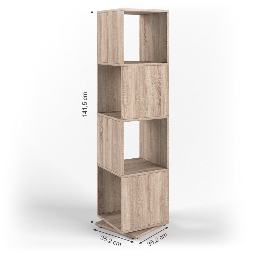 Vicco Scaffale girevole Sonoma 35.2 x 144.2 cm