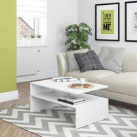 Vicco Tavolino da salotto Bianco 90 x 60 cm