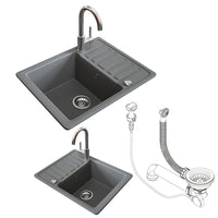 Bergström Lavello Grigio 57.5 x 46 cm con asciugatura