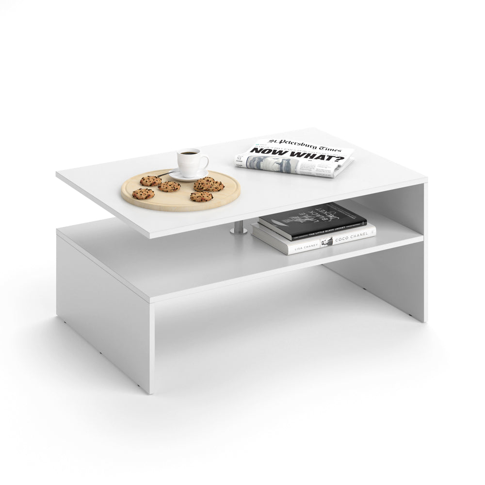 Vicco Tavolino da salotto Bianco 90 x 60 cm