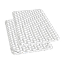 Vitalispa Сoprimaterasso Bianco 140 x 200 cm Lavabile fino a 60°C e adatto all'asciugatrice