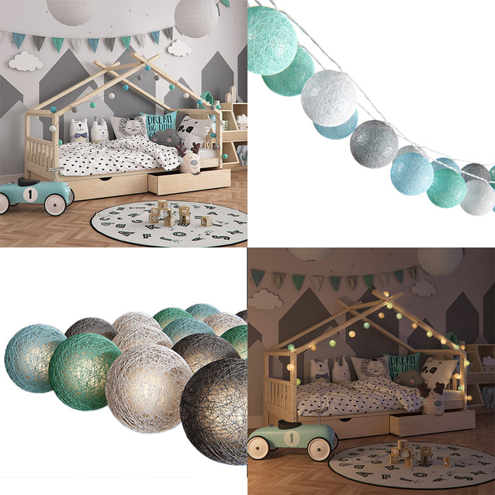 Vicco Catena luminosa Verde 310 cm