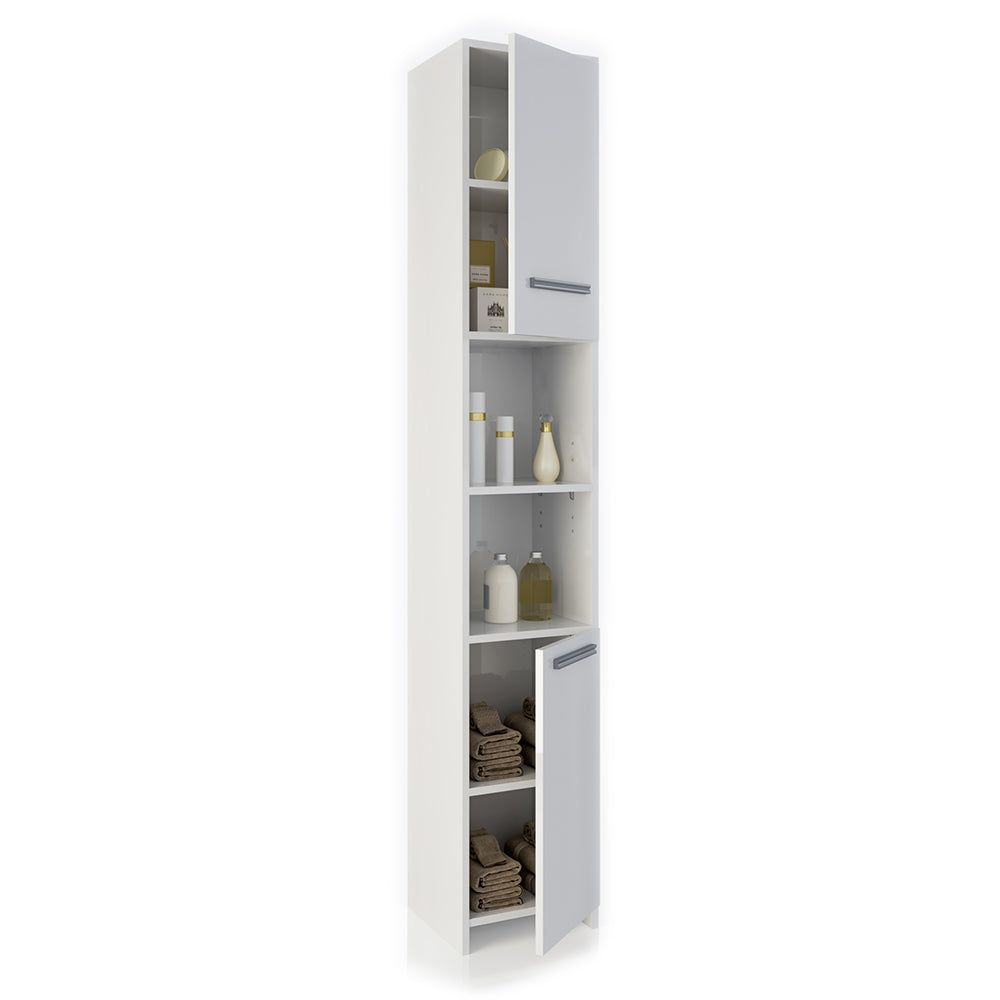 Vicco Mobile bagno alto Bianco 30 x 190 cm