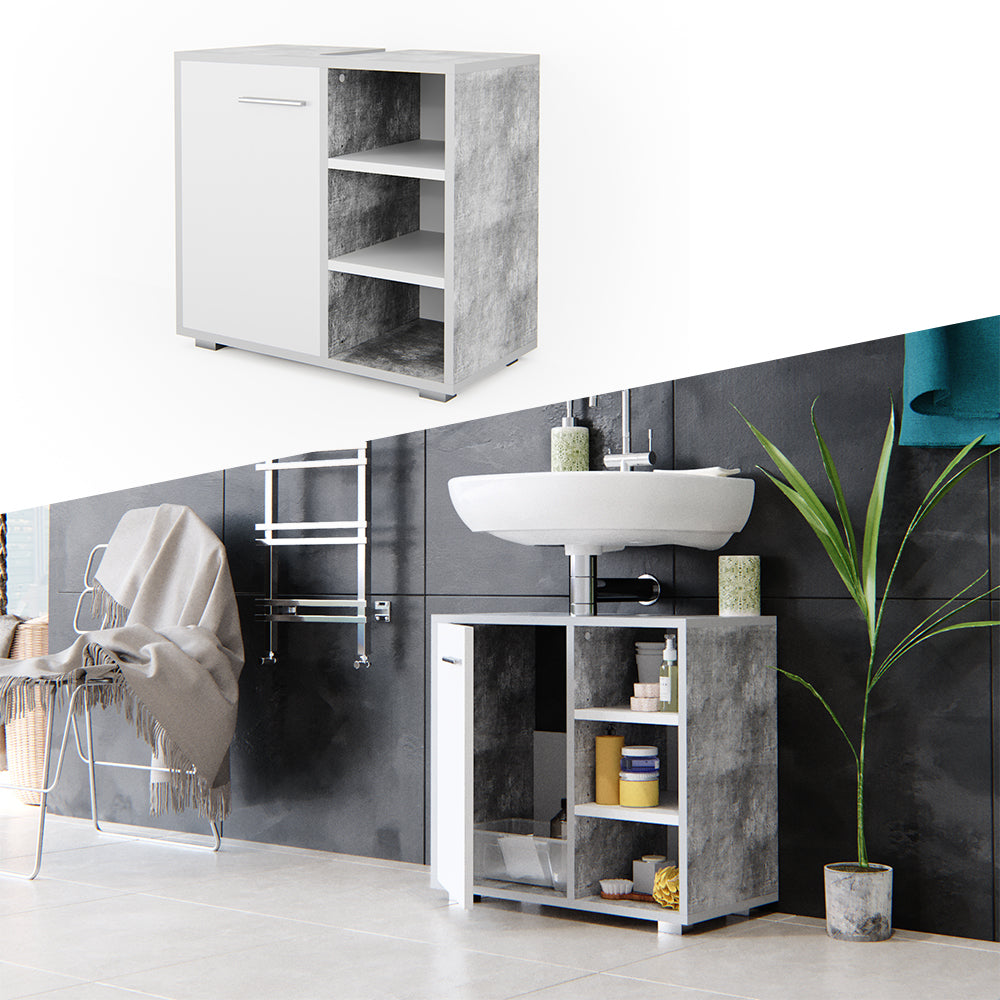 Vicco Mobile sottolavabo per bagno Calcestruzzo 60 x 55.6 cm