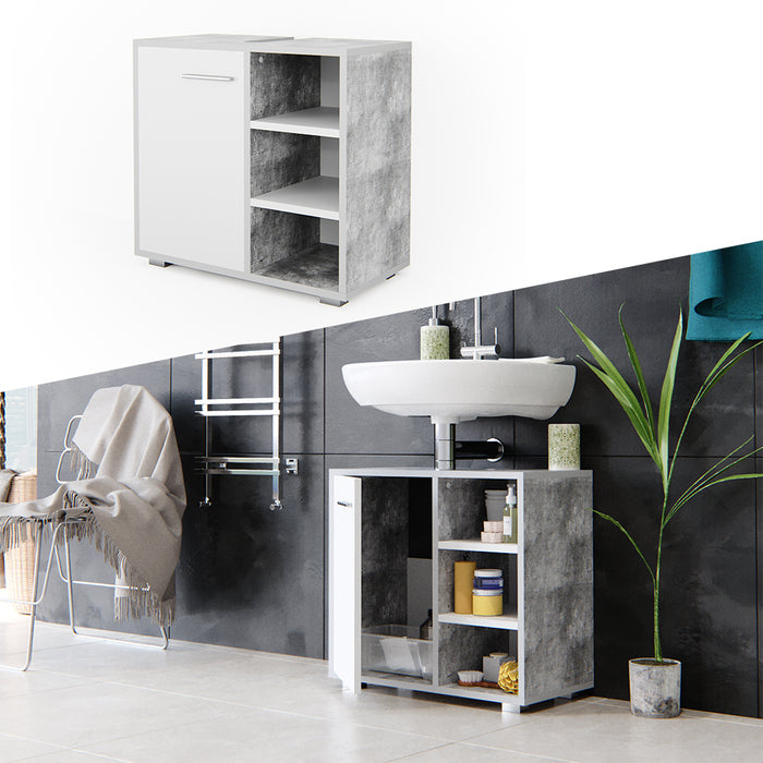 Vicco Mobile sottolavabo per bagno Calcestruzzo 60 x 55.6 cm