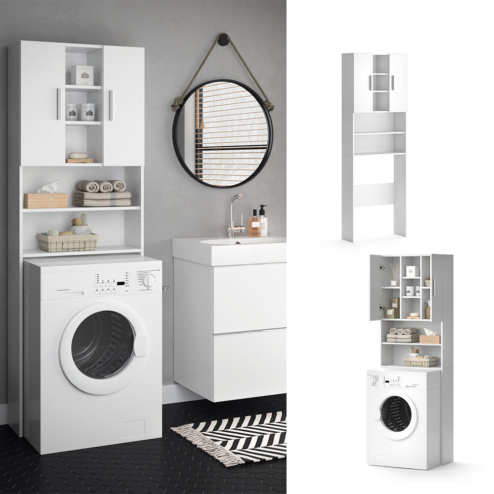 Vicco Mobile lavatrice Bianco 64 x 190 cm