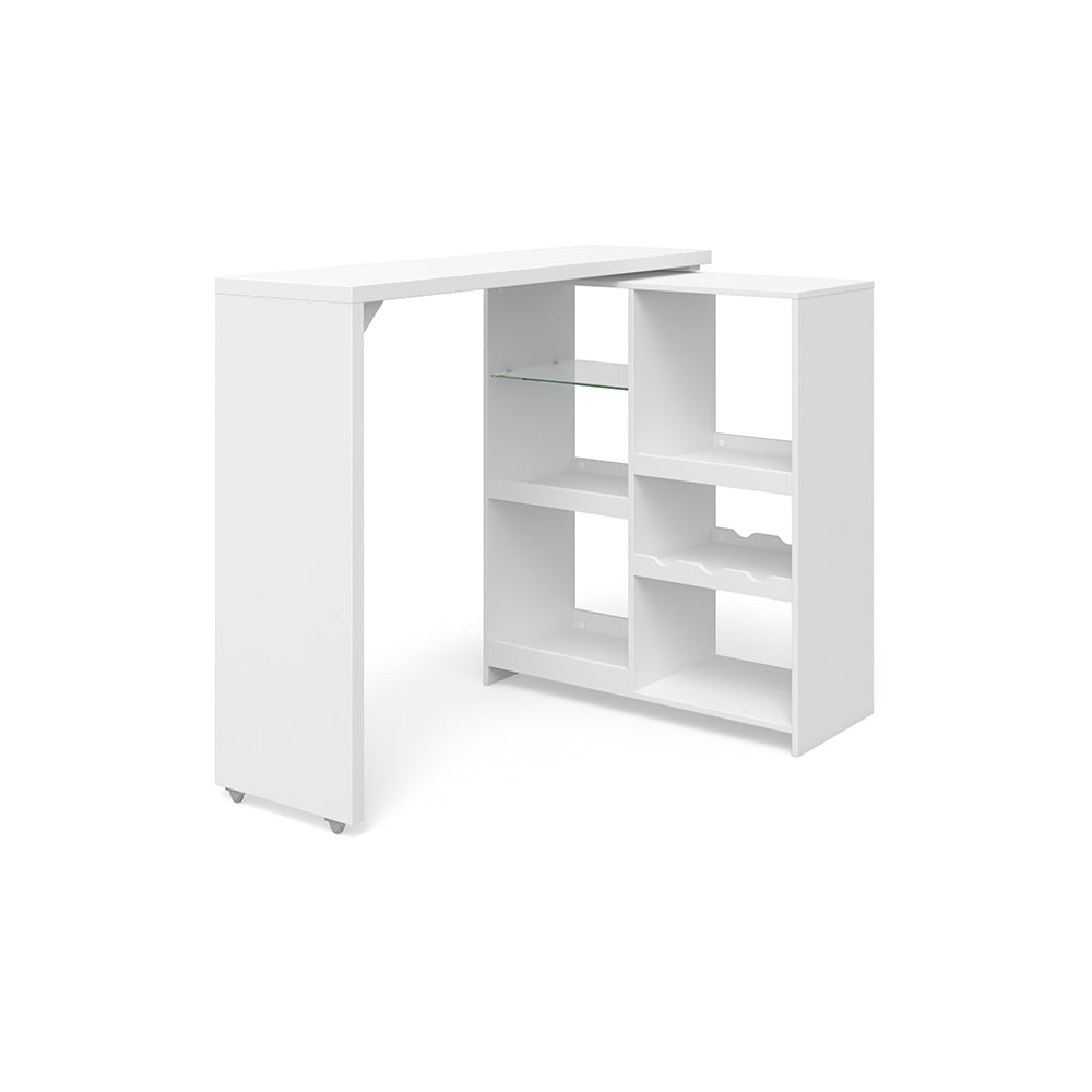 Vicco Tavolo bar alto Bianco 138 x 39 cm