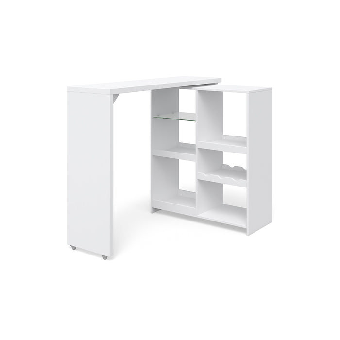 Vicco Tavolo bar alto Bianco 138 x 39 cm