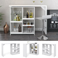 Vicco Tavolo bar alto Bianco 138 x 39 cm