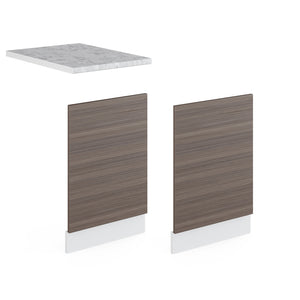 Vicco Pannello frontale Grigio 45 cm , PL Marmo