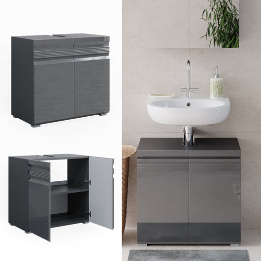 Vicco Mobile sottolavabo per bagno Antracite 60 x 60 cm