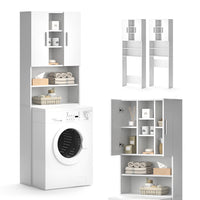 Vicco Mobile lavatrice Bianco 64 x 190 cm