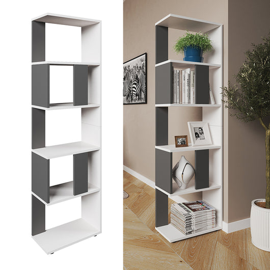 Vicco Divisorio per ambienti Antracite/bianco 45 x 162.6 cm