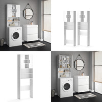 Vicco Mobile lavatrice Bianco 64 x 190 cm