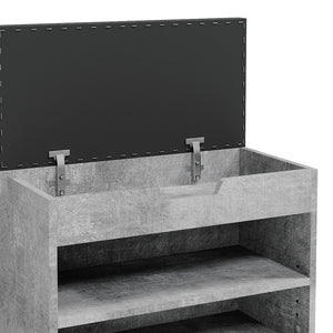 Vicco Panca scarpiera da ingresso Calcestruzzo 60 x 45 cm