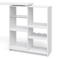 Vicco Tavolo bar alto Bianco 138 x 39 cm