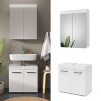 Vicco Set mobili bagno Bianco 2 parti