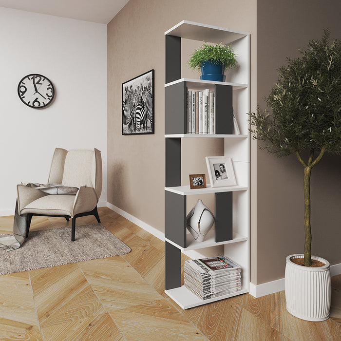 Vicco Divisorio per ambienti Antracite/bianco 45 x 162.6 cm