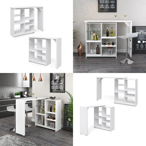 Vicco Tavolo bar alto Bianco 138 x 39 cm
