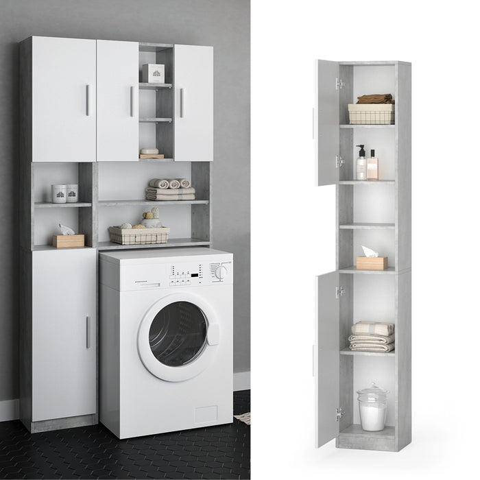 Vicco Mobile bagno alto Calcestruzzo 32 x 190 cm