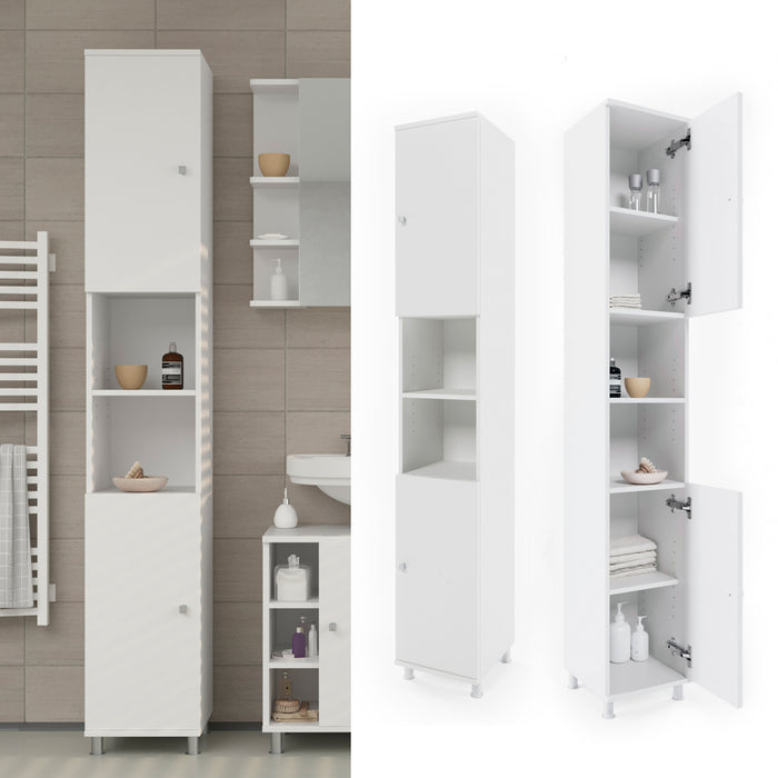 Vicco Mobile bagno alto Bianco 30 x 190 cm