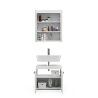 Vicco Set mobili bagno Bianco 2 parti