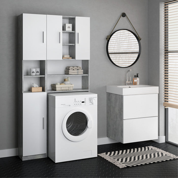 Vicco Mobile bagno alto Calcestruzzo 32 x 190 cm