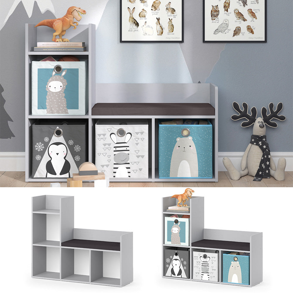 Vicco Scaffale per bambini Grigio 107.2 x 88.6 cm