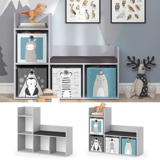 Vicco Scaffale per bambini Grigio 107.2 x 88.6 cm