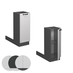 Vicco Isola cucina Bianco casa di campagna 30 cm senza piano di lavoro