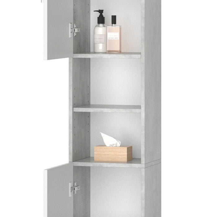 Vicco Mobile bagno alto Calcestruzzo 32 x 190 cm